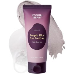 Equalberry Purifying Mask for Pores with Rice Purple Clay and Foam Cleaning