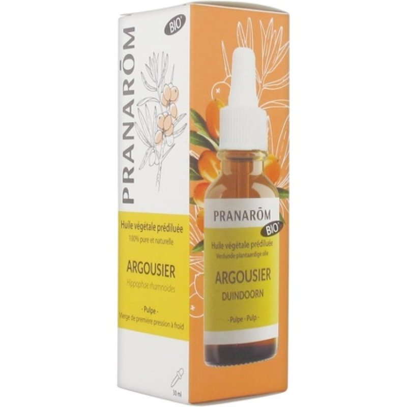 Pranarom Organic Sea Buckthorn Pre-Diluted Botanical Oil 30ml