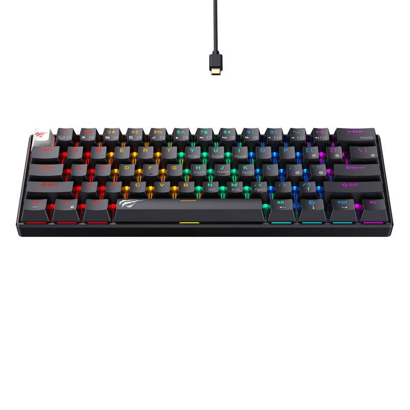 Havit KB903L wired mechanical / gaming RGB keyboard (black)