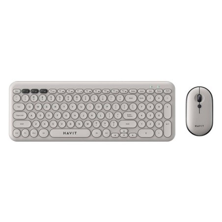 Havit KB254GCM wireless 2-in-1 gaming set keyboard mouse (gray)