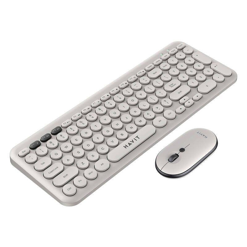 Havit KB254GCM wireless 2-in-1 gaming set keyboard mouse (gray)