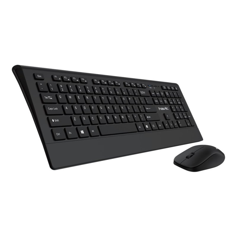 Havit Basicline wireless keyboard & mouse combo clavier Souris incluse Bureau Bluetooth QWERTY Nordique Noir