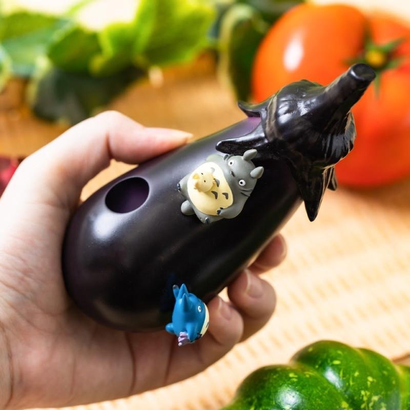 MON VOISIN TOTORO - Aubergine - Figurine Soliflore 9cm