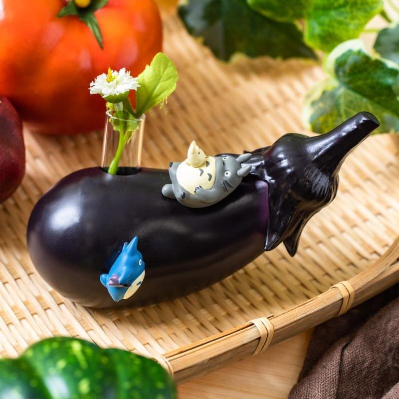 MON VOISIN TOTORO - Aubergine - Figurine Soliflore 9cm