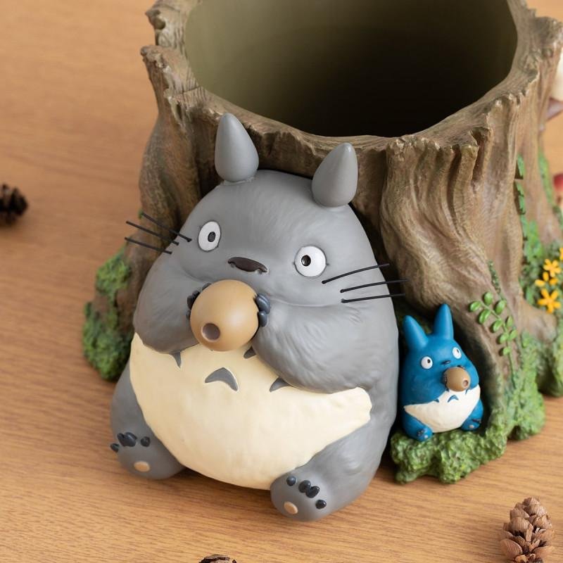 MON VOISIN TOTORO - Totoro Tronc d'arbre - Diorama Planter 18.5cm
