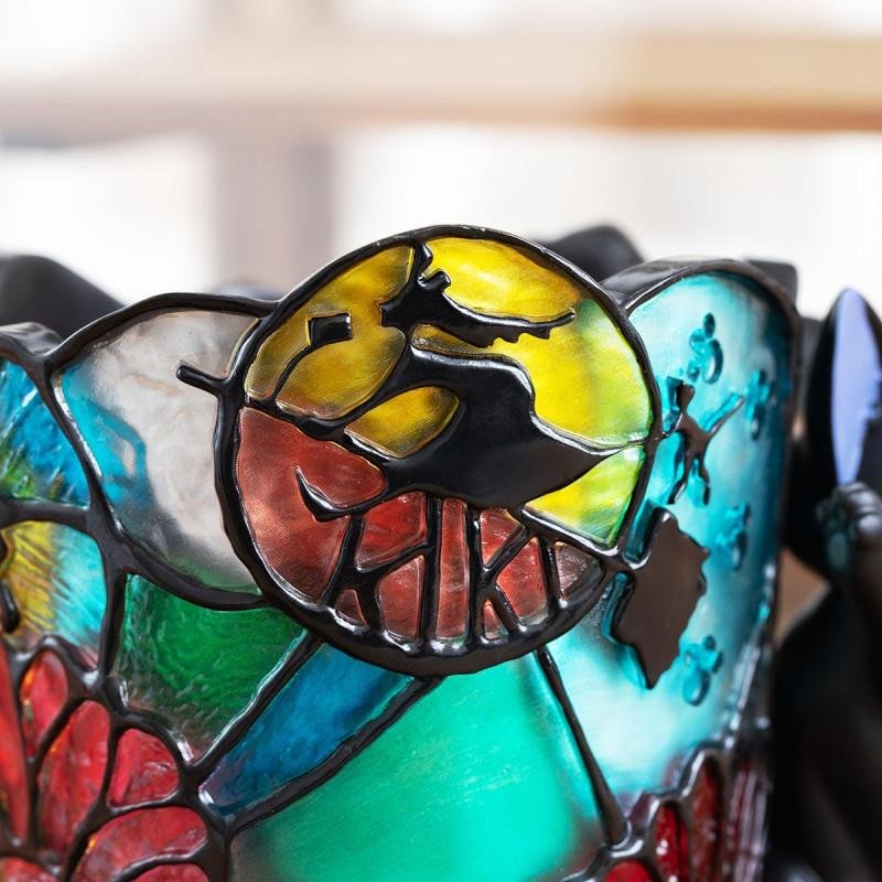 KIKI LA PETITE SORCIERE - Jiji - Diorama Planter Vitrail 18.5cm