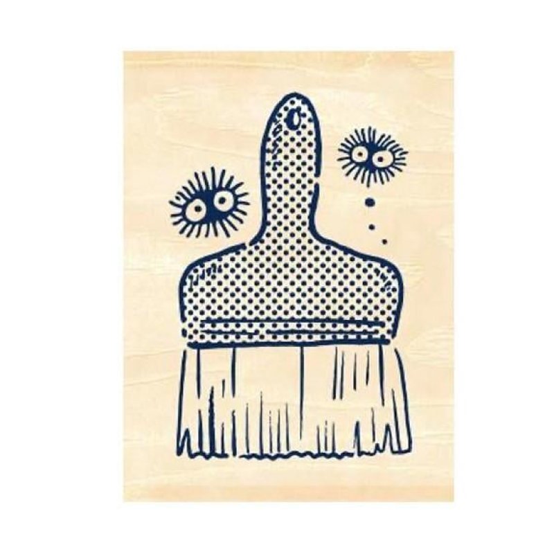 MON VOISIN TOTORO - Noiraudes & Pinceau - Tampons en bois 2x2.2x3cm