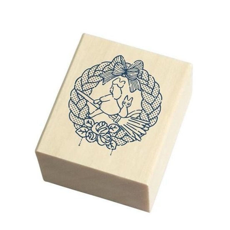 KIKI LA PETITE SORCIERE - Couronne de pain - Tampons en bois 2x3x3.5cm