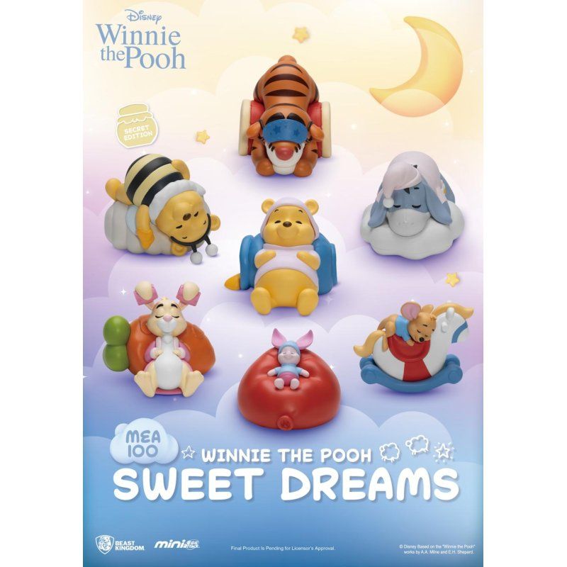 DISNEY - Winnie l'ourson Sweet Dreams - Set 6 Figurine Blind Box 5.9cm