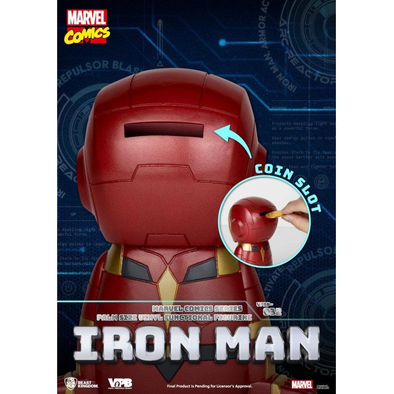 MARVEL - Iron Man - Tirelire Vinyl Figure 12cm