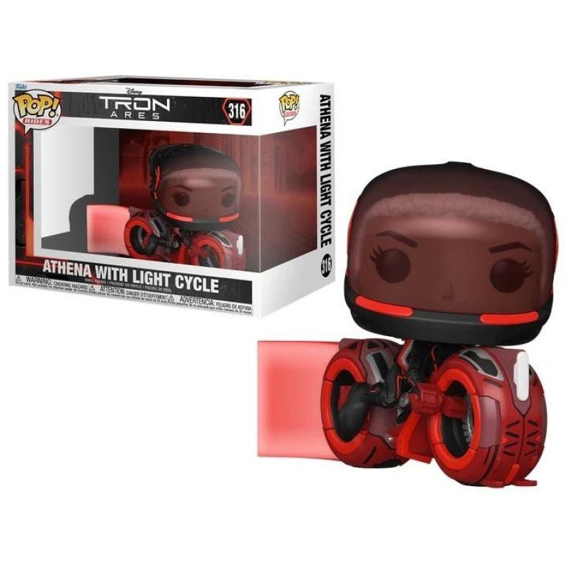 TRON ARES - POP Ride N° 316 - Athena with light cycle