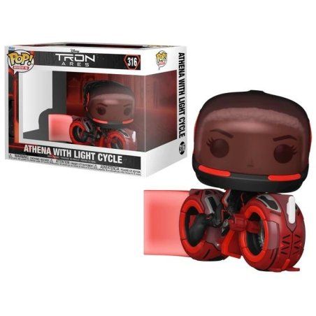 TRON ARES - POP Ride N° 316 - Athena with light cycle