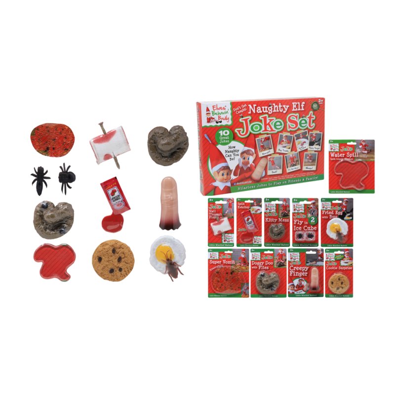 Elves Behavin' Badley - Naughty Elf Box of 10 Jokes (600309)