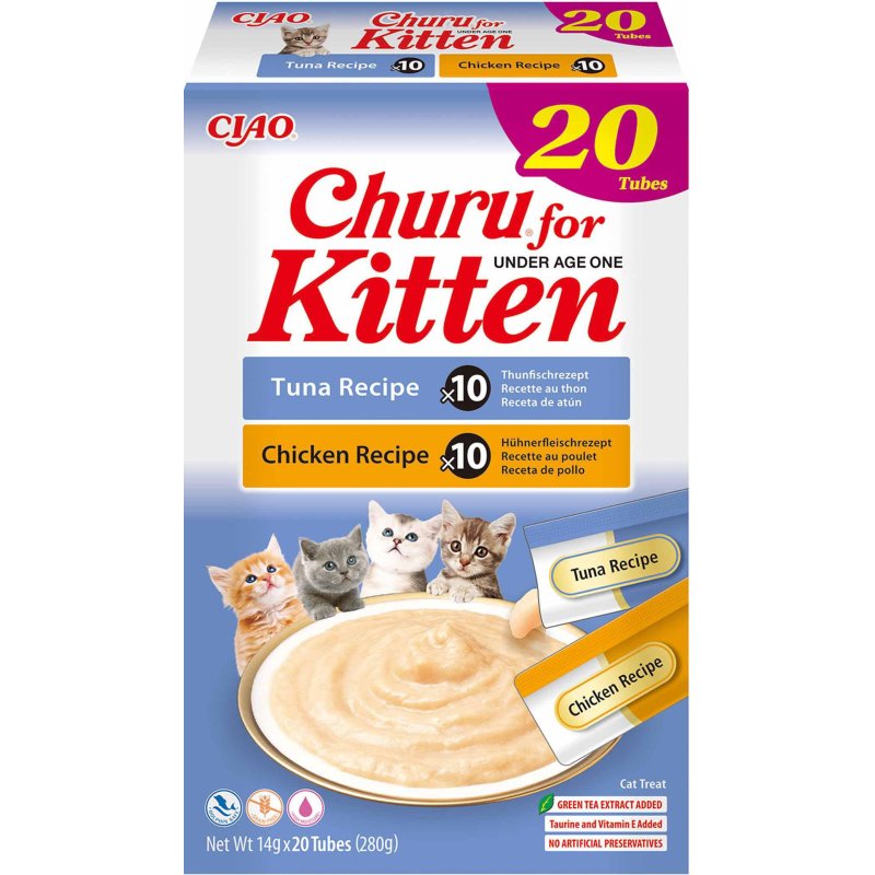 Churu - Kitten Chicken - 20 pcs - Under Age 1
