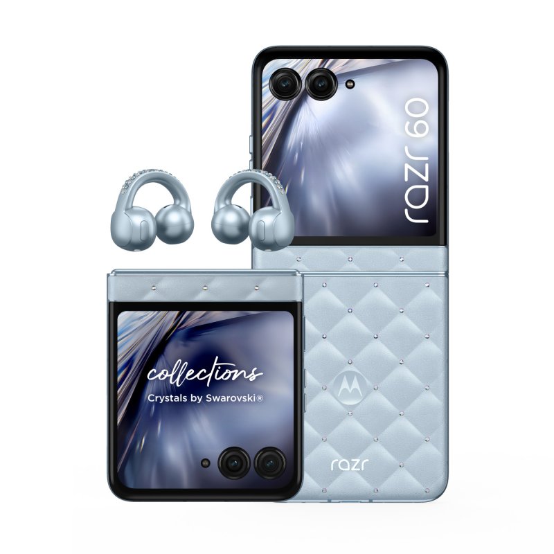 Motorola razr 60 moto buds loop 17.5 cm (6.9") Dual SIM Android 15 5G USB Type-C 8 GB 256 GB 4500 mAh Blue