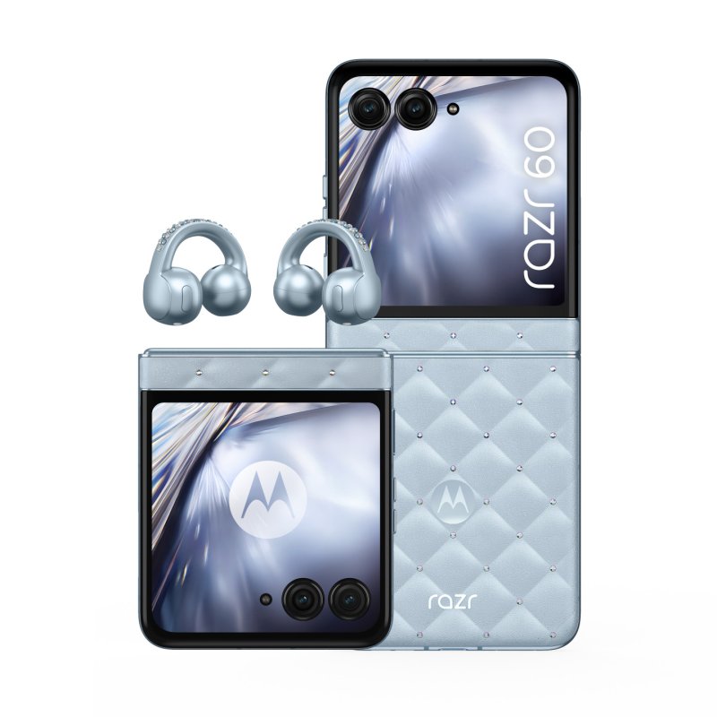 Motorola razr 60 moto buds loop 17,5 cm (6.9") Double SIM Android 15 5G USB Type-C 8 Go 256 Go 4500 mAh Bleu