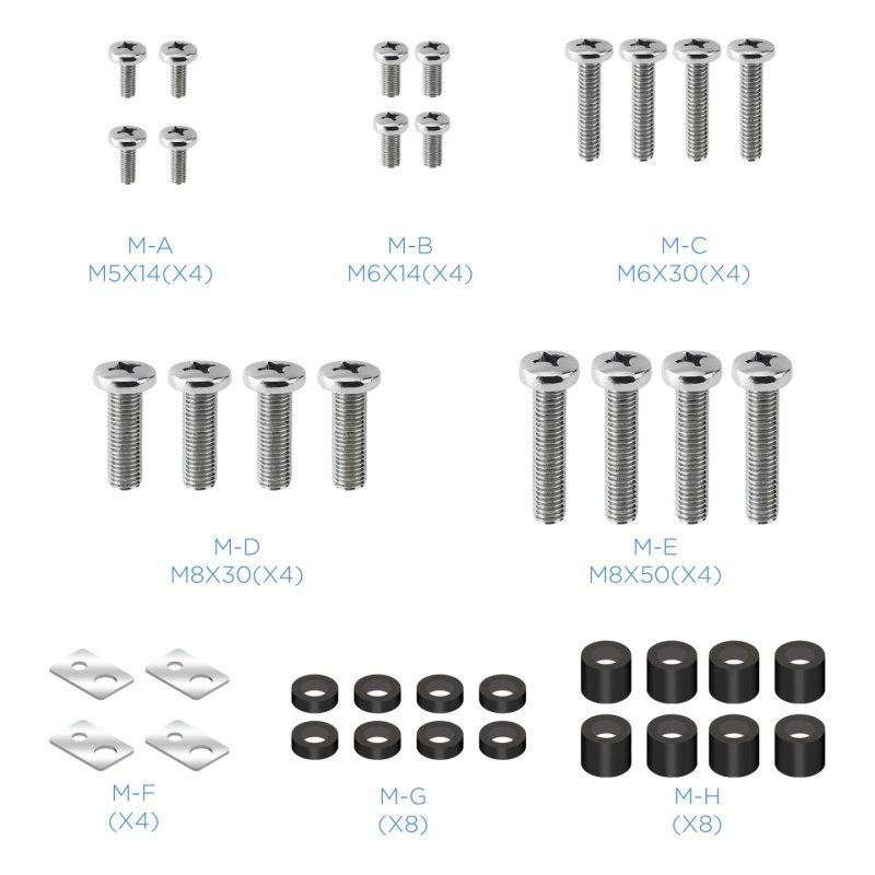 TooQ LP41100F-B support pour téléviseur 2,54 m (100") Noir