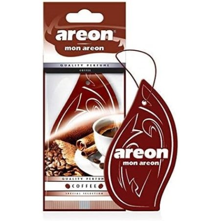 Areon Mon Modern Design Hanging Car Air Freshener Coffee Scent