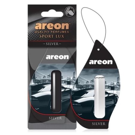Areon Sport Lux Liquid Air Freshener For Car Silver