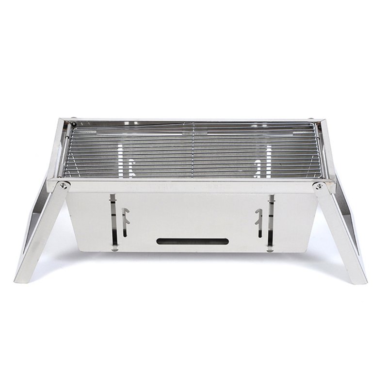 Herzberg HG-04159: Foldable Tabletop Stainless Steel Barbeque Grill