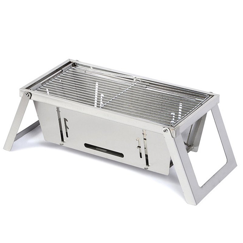 Herzberg HG-04159: Foldable Tabletop Stainless Steel Barbeque Grill