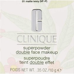 Clinique Superpowder Double Face Makeup 01 Matte Ivory VF-P for Women 0.35oz