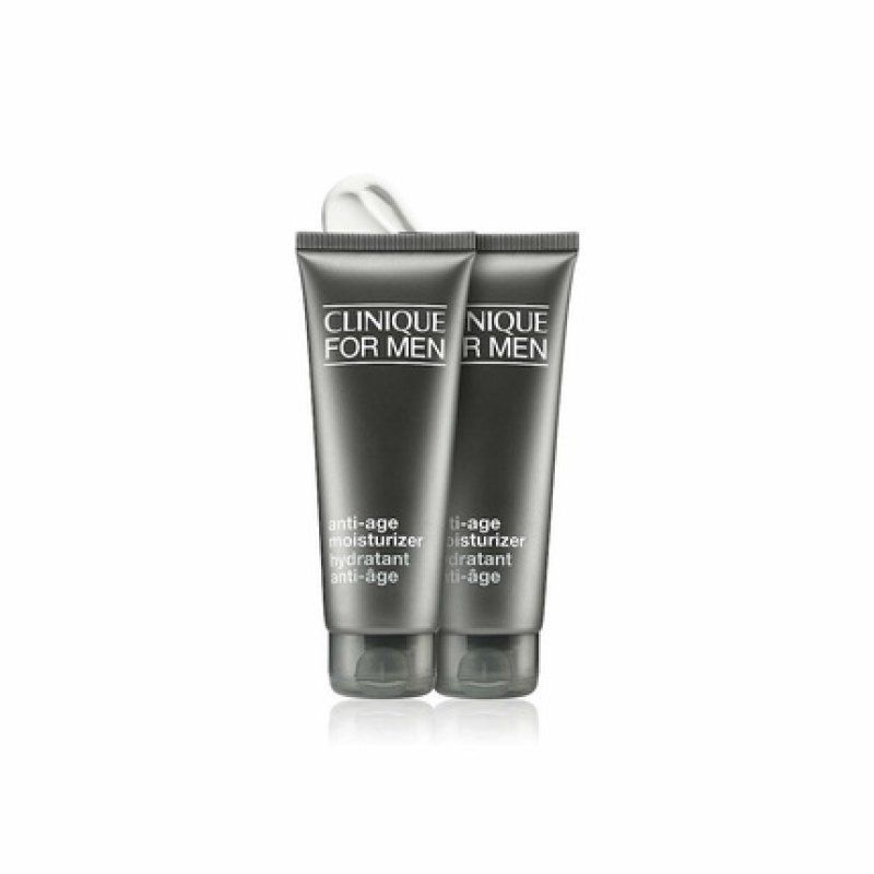 Clinique Moisturizing Skin Care Set For Men - Anti-Age Moisturizer 2 X 100 Ml