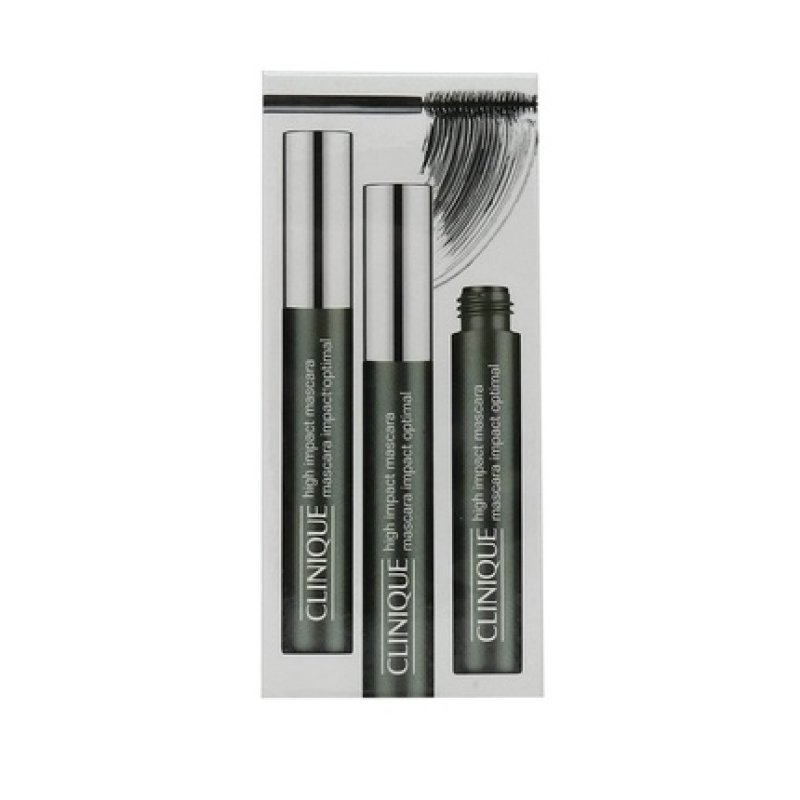 Clinique High Impact Mascara 01 Black Trio 3 Full Size in 1 Kit Gift Set