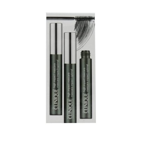 Clinique High Impact Mascara 01 Black Trio 3 Full Size in 1 Kit Gift Set