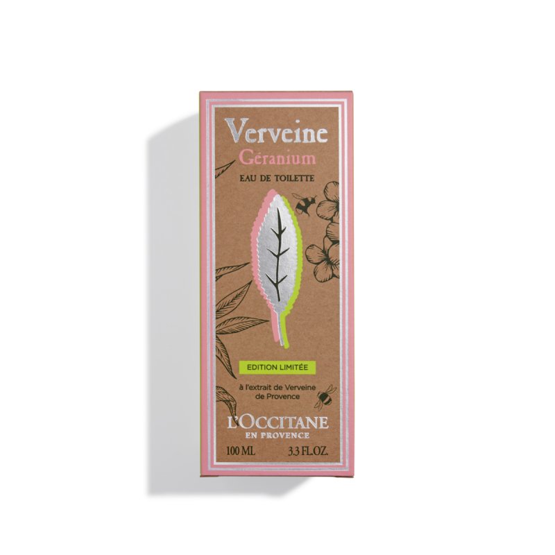 L'Occitane Verbena Geranium Eau De Toilette 3.30 Fl Oz