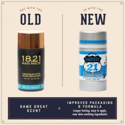 1821 Man Made Longlasting Deodorant for Men All-Day Protection Odor Control