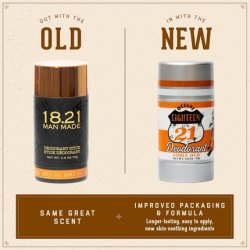 1821 Man Made Longlasting Deodorant for Men All-Day Protection Odor Control