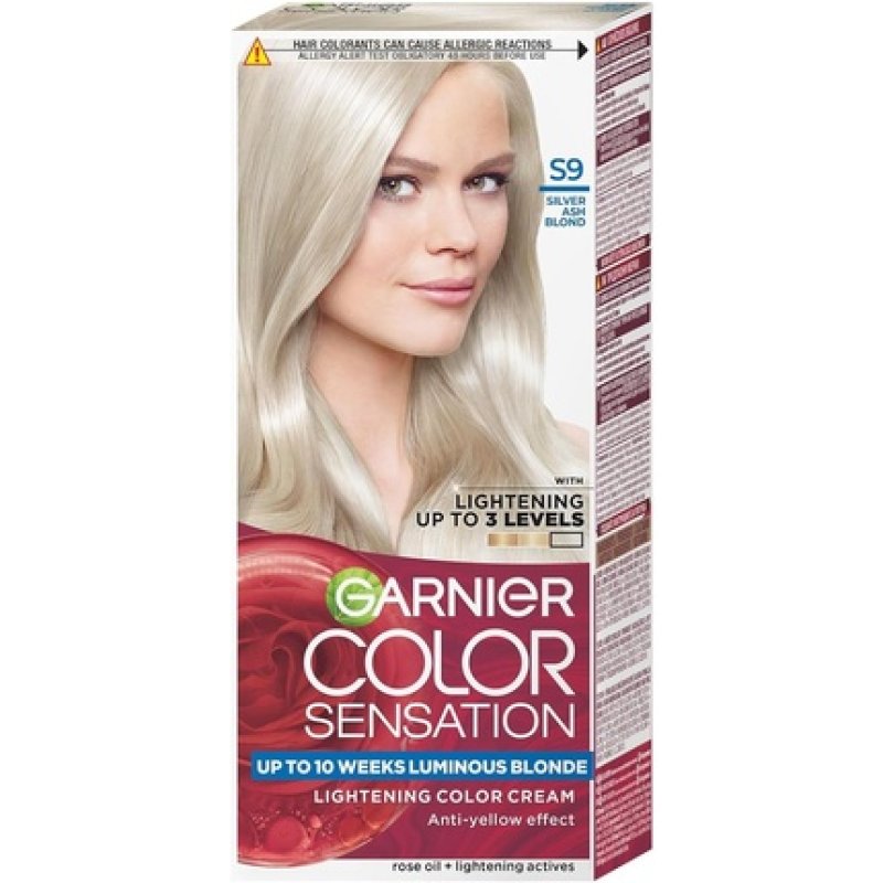 Garnier Color Sensation Vivids Permanent Hair Color Silver Ash Blonde S9