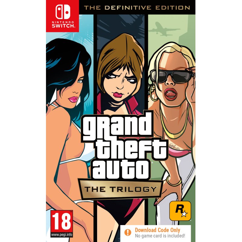Grand Theft Auto: The Trilogy (Code in a Box) - Switch