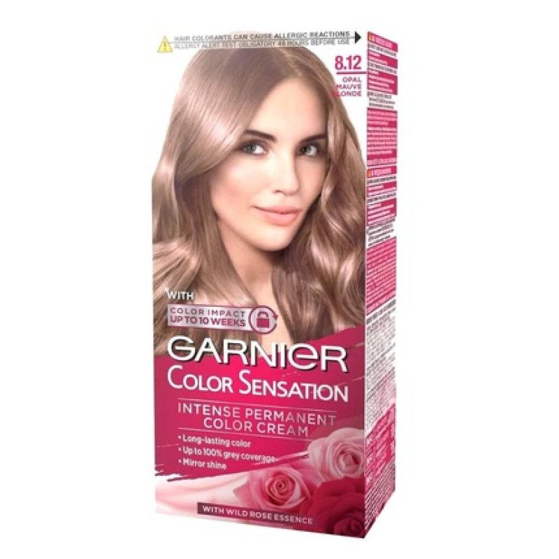 Garnier Color Sensation Hair Dye 812 Opal Mauve Blonde Mirror Shine Intense