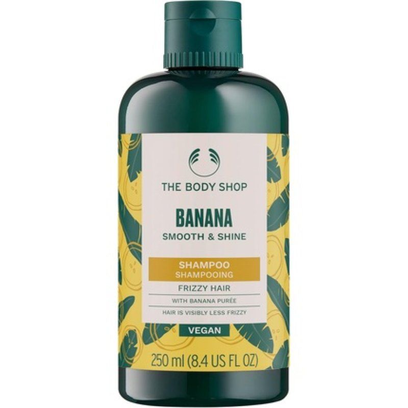 The Body Shop Banana Truly Nourishing Shampoo 250ml Vegan for Dry Hair
