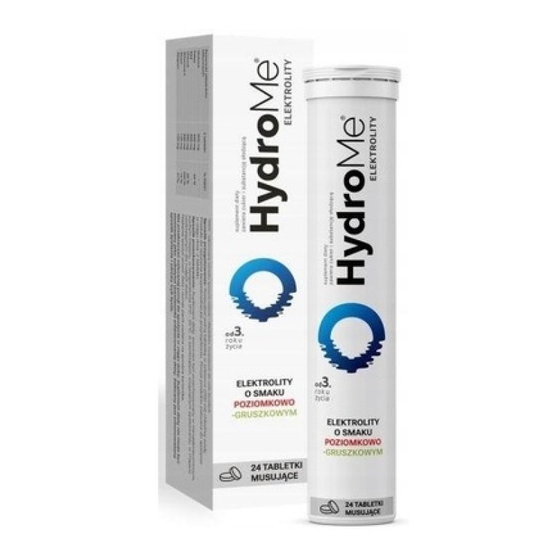 Hydrome Electrolytes Strawberrypear Flavor 24 Effervescent Tablets