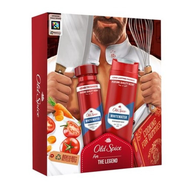 Old Spice Body Care Set With Deodorant And Shower Gel, 150ml & 250ml