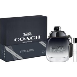 Coach for Men Gift Set Eau de Toilette 60ml Travel Spray 7.5ml