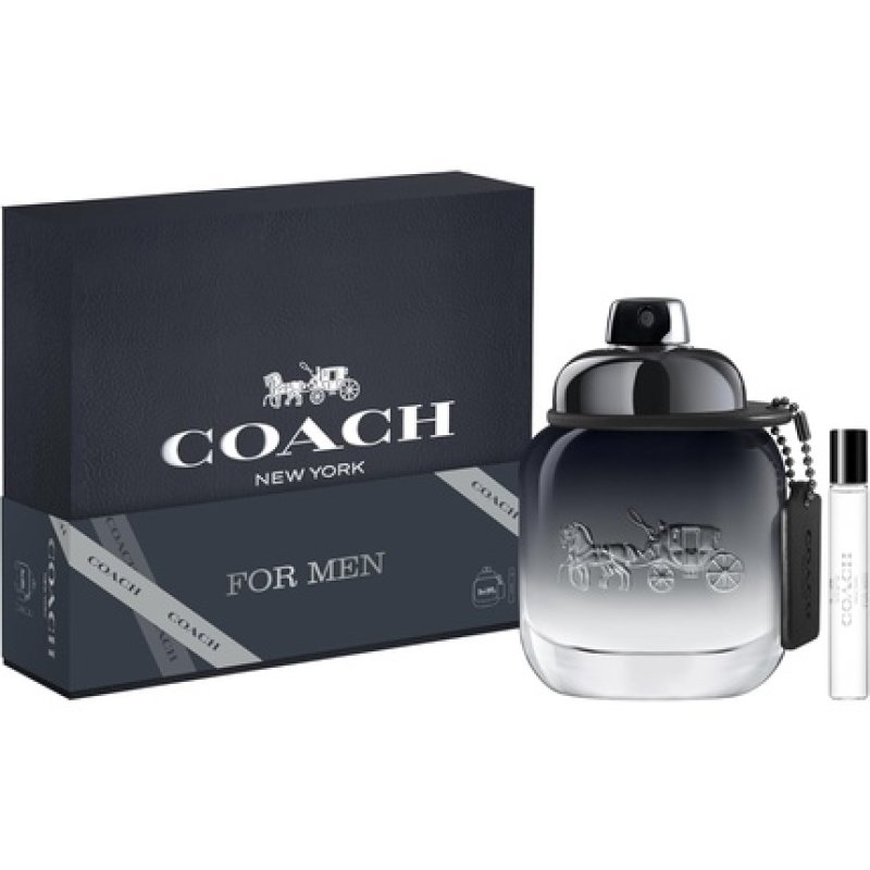 Coach for Men Gift Set Eau de Toilette 60ml Travel Spray 7.5ml