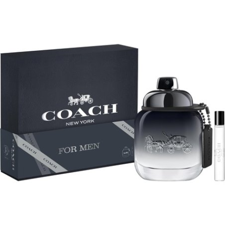 Coach for Men Gift Set Eau de Toilette 60ml Travel Spray 7.5ml
