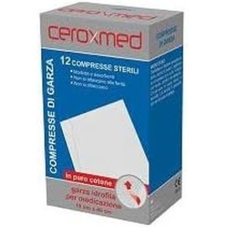 Ceroxmed Sterile Gauze Compresses 10x10cm 25 Compresses
