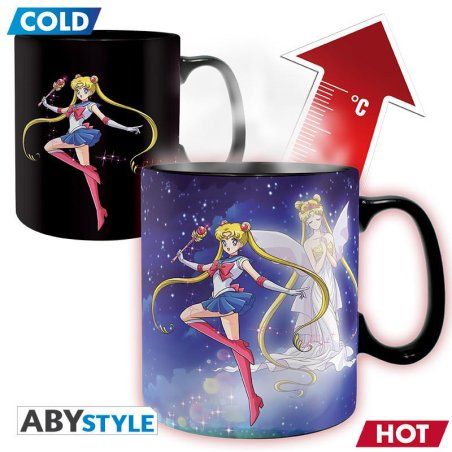 SAILOR MOON - Sailor & Chibi - Mug thermoréactif 460ml