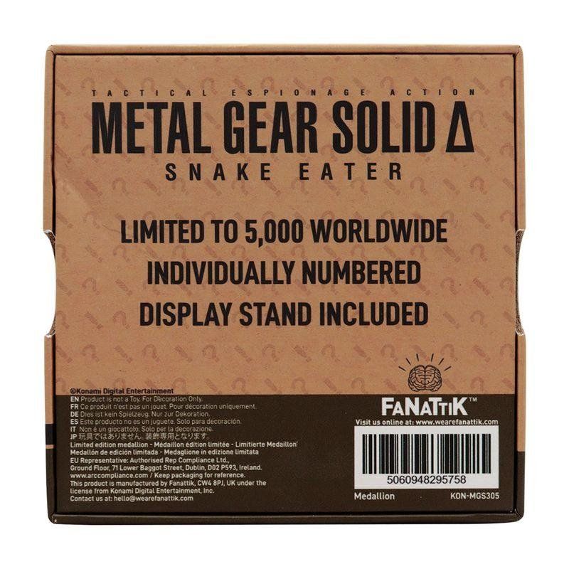 METAL GEAR SOLID DELTA - Cobra Unit - Médaillon Edition Limitée