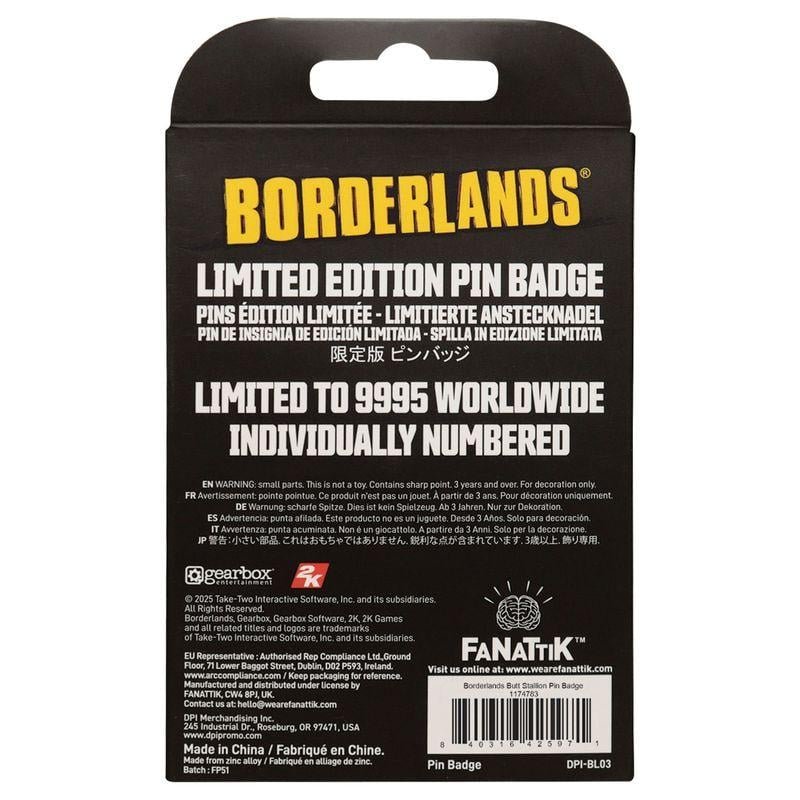 BORDERLANDS - Butt Stallion - Pin's Edition Limitée