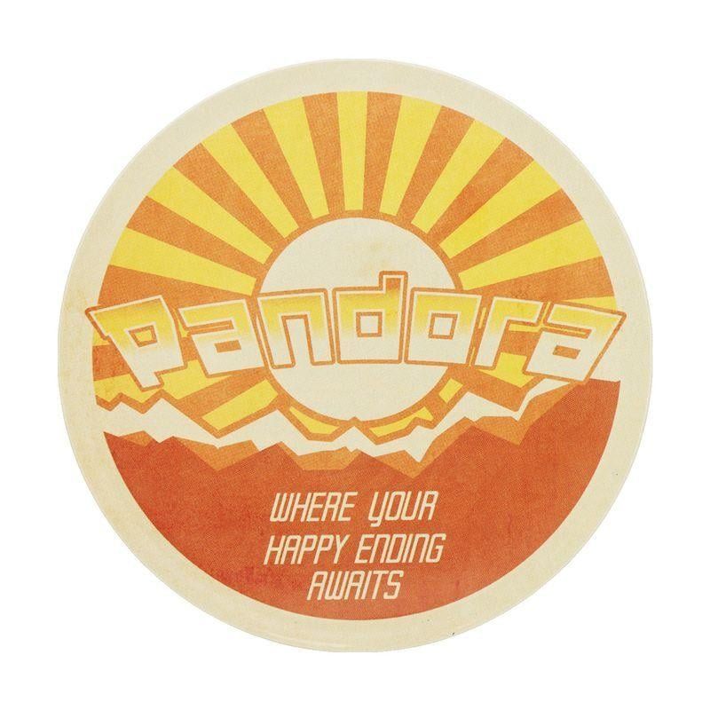 BORDERLANDS - 4 Dessous de Verres Gravés en Métal