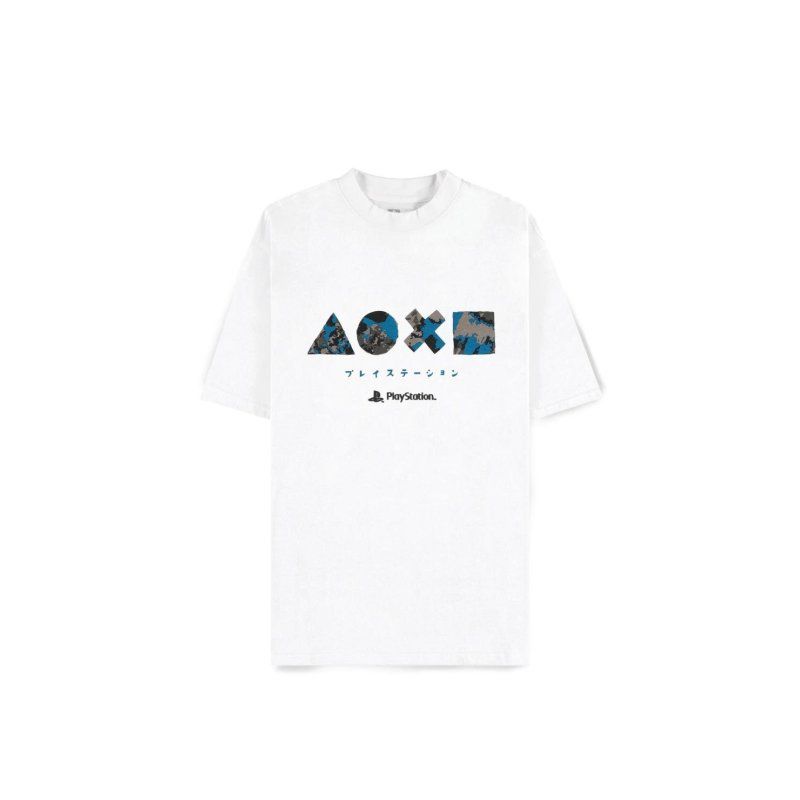 PLAYSTATION - Icons Japan - T-Shirt Loose Fit Homme (L)