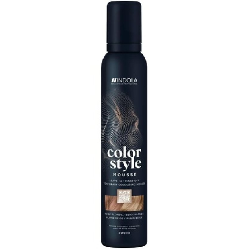 Indola Color Style Mousse 200ml Pearl Beige