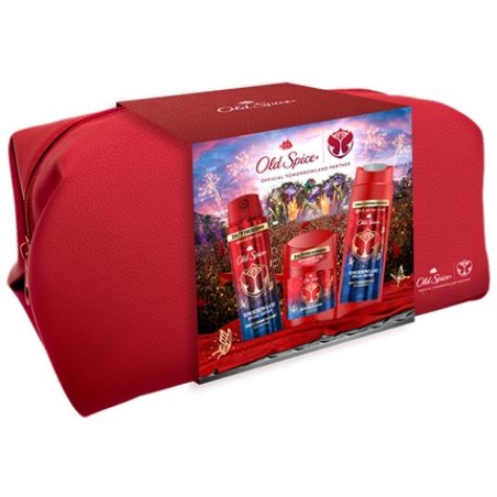 Old Spice Gp Travel Bag Rockstar Deodorant Stick 50ml Deodorant Spray 150ml Shower Gel 250ml Travel Bag