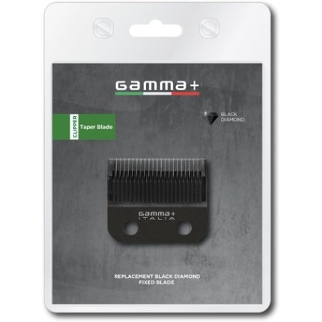 Gamma Replacement Fixed Taper Black Diamond Barber Salon Hair Clipper Blade